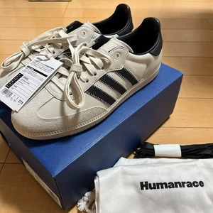 adidas Pharrell Williams HUMAN RACE Samba Aluminium ID9065 US 9.5 Men - Picture 1 of 14