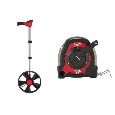 12 In. Digital Measuring Wheel with 100 Ft. Closed Reel Long Tape Measure - Image 1 of 4