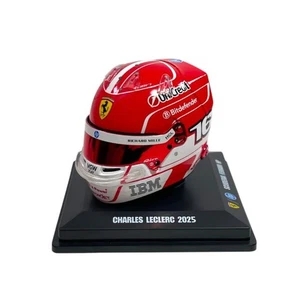 Mini Helmet Looksmart 1/5 Scuderia Ferrari HP 2025 Charles Leclerc - Foto 1 di 6