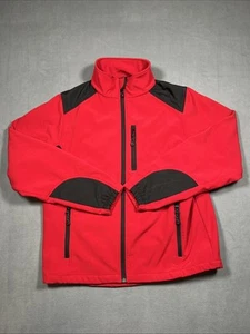 Black Diamond Mens Medium Soft Shell Long Sleeve Full Zip Windstopper Jacket Red - Picture 1 of 9