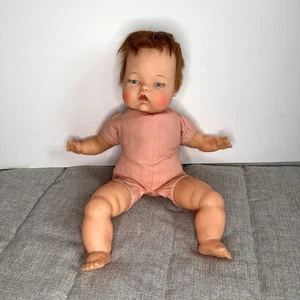 Vintage 1960’s Ideal Tiny Thumbelina Doll Knob Dreht Doll Moves Head Works Video 14” - Bild 1 von 10