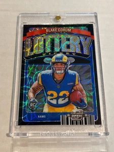2024 CONTENDERS OPTIC BLAKE CORUM 5/25 LOTTERY TICKET BLACK SCOPE PRIZM ROOKIE - Picture 1 of 2