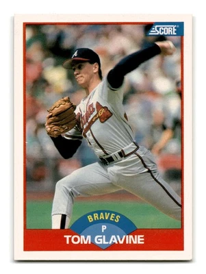 Tom Glavine 1989 Score #442 Atlanta Braves Mint - Image 1 of 2