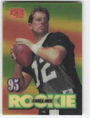 1995 Sportflix #122 Kerry Collins RC Carolina Panthers Rookie - Image 1 of 2