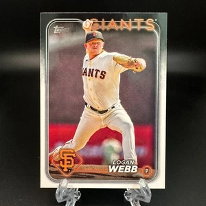 2024 Topps Series 1 Logan Webb #4 San Francisco Giants - Picture 1 of 2