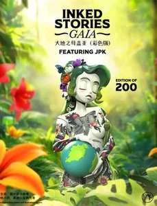 Mighty Jaxx Inked Stories: Gaia Colorized Edition Limited Fashion Figur auf Lager - Bild 1 von 9
