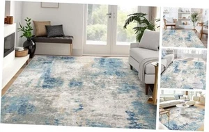 Area Rug 6x9, Modern Abstract Area Rug, Rugs for Living Room, Dining Room - Picture 1 of 7