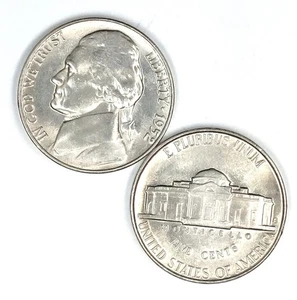 1952 S UNCIRCULATED JEFFERSON NICKEL CHOICE TO GEM BU - Picture 1 of 2