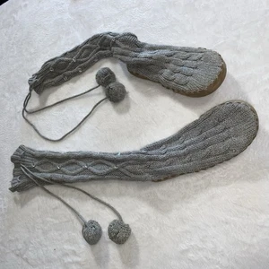 Victoria Secret Rosa SUÉTER HASTA LA RODILLA CALCETINES ZAPATILLA BOTA Rosa Medio Adorno - Imagen 1 de 8