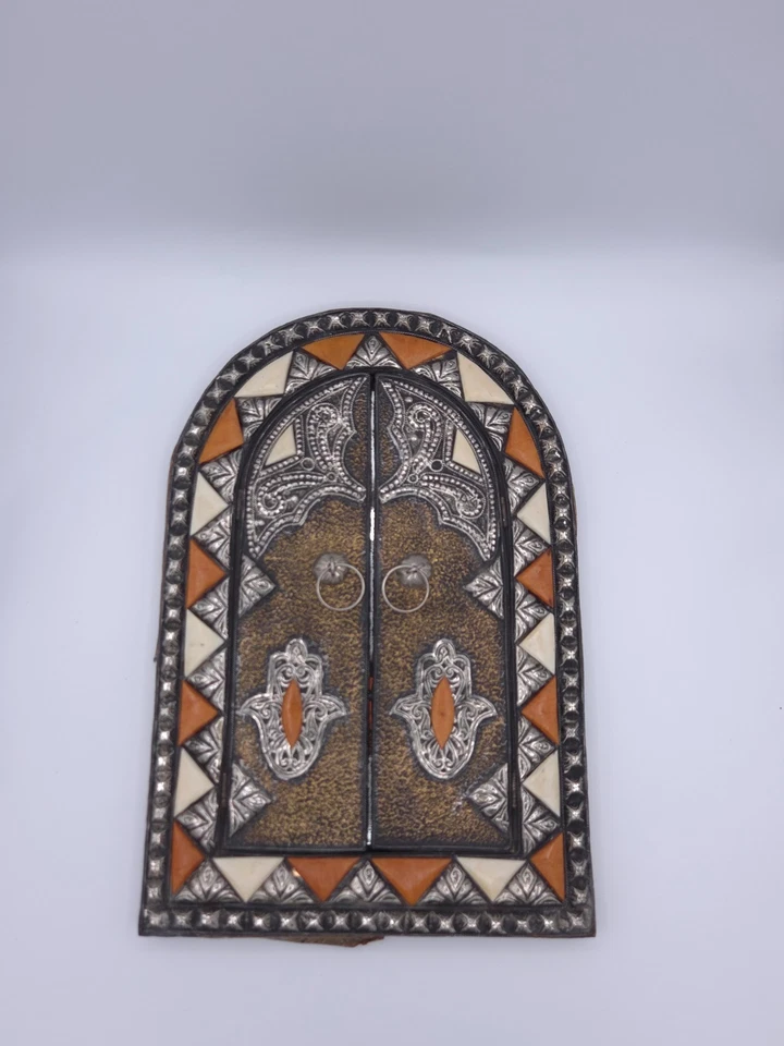 Vintage Moroccan Handcrafted Decorative Wall Mirror - Photo 1/4