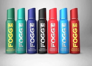 Fogg Parfüm Körperspray langlebig kein Gas Deodorant Mix Fogg Packung 7 x 120ml - Bild 1 von 3