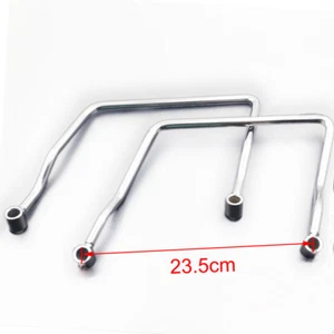 23.5cm Saddle bag Support Bar Mount Bracket For Yamaha Vstar 1100 Classic Custom - Picture 1 of 6