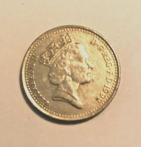 1992 UK 10 PENCE QUEEN ELIZABETH II LION COIN KM#938B - Picture 1 of 2