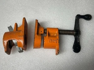 1 Set Vintage 3/4" Pony Pipe Clamp 5003 5001 5004 For Threaded Pipe Jorgensen - Picture 1 of 16