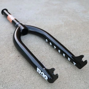 ODYSSEY BMX BIKE R32 BLACK BICYCLE 3/8" FORK LIFETIME WARRANTY PRIMO CULT SUNDAY - Picture 1 of 2