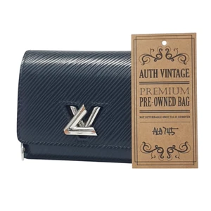 Authentic Louis Vuitton Twist XS Wallet Guaranteed Genuine Daily Black ALA745 - Picture 1 of 12