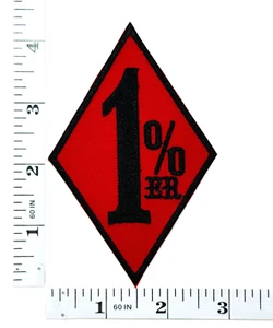 Parche bordado - 1%er - American Outlaw - Motocicleta - NUEVO - Planchar/Coser - Imagen 1 de 1