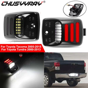 For 2000-2013 Toyota Tundra White LED Tag License Plate Light Bulb Assembly Lamp - Foto 1 di 13
