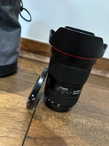 Canon EF 16-35mm f/2.8L iii USM Lens w/Hood, Caps & Bag, mint condition - Picture 1 of 5