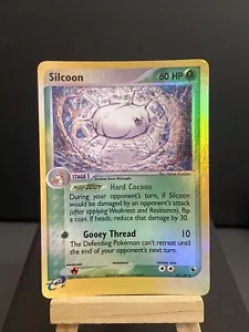 Pokemon Card Silcoon 43/109 EX Ruby & Sapphire Reverse Holo Near Mint - Picture 1 of 2