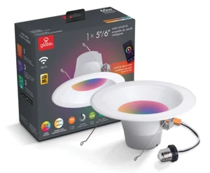 Globe Electric 50079 Wi-Fi Smart 5"/6" LED Retrofit Recessed Light No Hub Requid - Picture 1 of 7