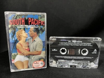 South Pacific Film Soundtrack Rodgers & Hammerstein Cassette Tape (RCA 2000) - Image 1 of 3