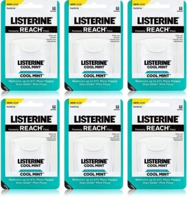 NUEVO ESTUCHE DE 36 ~ Hilo Dental Listerine ~ Genial Como Nuevo 55 yardas NUEVO ~ SELLADO ~ ¡ESTUCHE EMBALADO! Foto 1 de 4