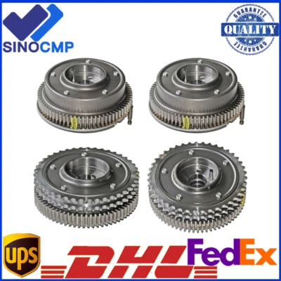 Ajustadores de árbol de levas 4 piezas admisión y escape L+R para Mercedes-Benz W203 W164 W221 Foto 1 de 4