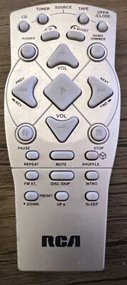 Sistema estéreo CD RCA 257350 control remoto RS2611 RS2600 original de fábrica Foto 1 de 3