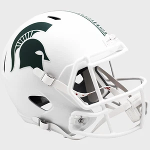 MICHIGAN STATE SPARTANS MSU NCAA Riddell SPEED Full Size Replica Football Helmet - Picture 1 of 3