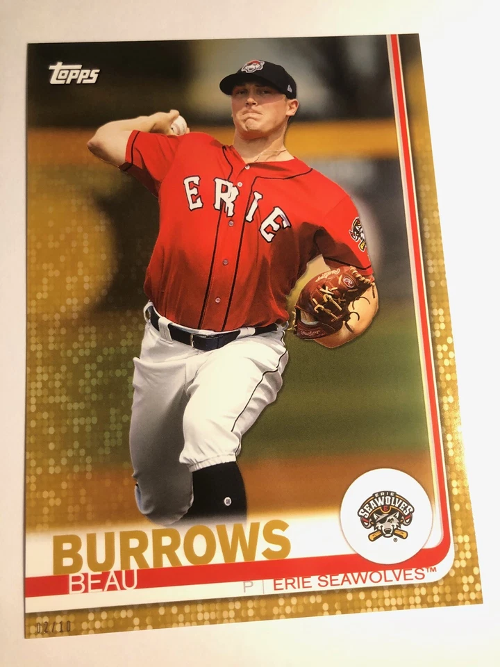 2019 Topps Pro Debut Jumbo 5x7 Beau Burrows SeaWolves 110 02/10 - Image 1 of 1