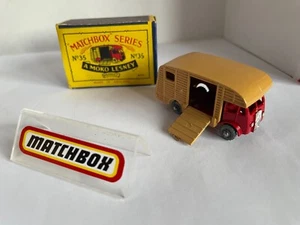 Matchbox Moko Lesney Horsebox ERF Lorry Modell 35 Originalmodell und Box - Bild 1 von 19