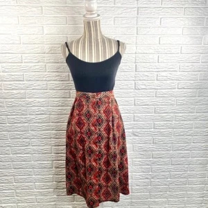Falda midi con botones multicolor French Laundry talla grande 3X - Imagen 1 de 9