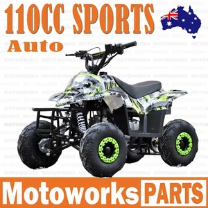 MOTOWORKS 110CC sports Auto ATV QUAD Dirt Bike Gokart 4 Wheeler Buggy kids G - Picture 1 of 15
