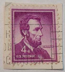 Stati Uniti affrancatura ~ Abraham Lincoln ~ viola 3 ¢ francobollo ~ pubblicato ~ A06 - Foto 1 di 6