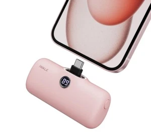 Pink iWALK power bank - never used - Picture 1 of 3