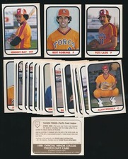 1981 TCMA Tucson Toros Set (26) w/ JOHNNY RAY, BERT ROBERGE, PETE LADD PANKOVITS