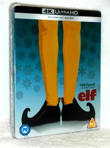 Elf: Limited All-Region UHD Steelbook (4K/Blu-ray, 2024) NEW Will Ferrell comedy - Picture 1 of 6