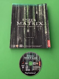Enter the Matrix PS2 *Solo disco y BONITA guía de estrategia con póster intacto* probado - Imagen 1 de 7