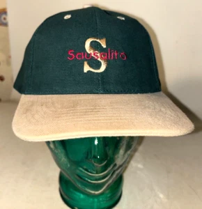 Vintage NOS Sausalito California CA Baseballkappe Mütze Strapback 100 % Baumwolle mit Etikett - Bild 1 von 7