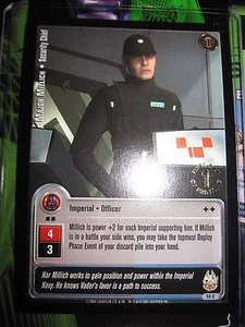 STAR WARS CCG JEDI KNIGHTS CARD MINT/N-MINT 1ST DAY 53C COM MAJOR MILLICH ... - Bild 1 von 2