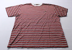 A Bathing Ape Men's Vintage Striped Cotton Ape Head T-Shirt CD4 Multi Large - Picture 1 of 6