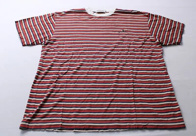 A Bathing Ape Men's Vintage Striped Cotton Ape Head T-Shirt CD4 Multi Large - Image 1 of 4