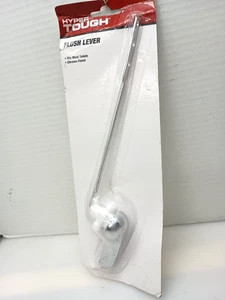 Leva di Scarico WC Universale Ricambio Iper Resistente Manico Bianco Braccio Metallo - Foto 1 di 4