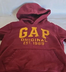 Gap Kids Youth Fleece  Hoodie Sweatshirt Brick Size S 6-7 NWT Original - Picture 1 of 5