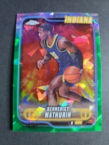 Bennedict Mathurin 2024-25 Topps Chrome Basketball Sapphire Green /99 - Picture 1 of 2