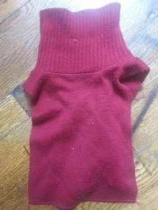 Vintage 70er Jahre 100% Acryl Dickie (rot oder violett) Größe M - Bild 1 von 8