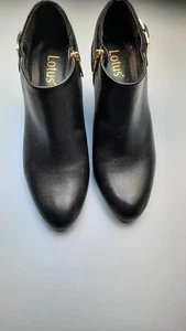 Botines negros de tacón alto Lotus para mujer talla 5,5 - Imagen 1 de 5