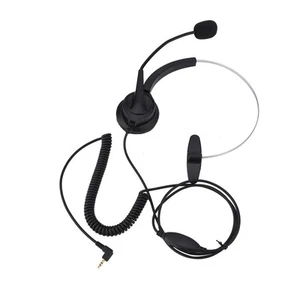 Cordless Phone Headset Adjustable Noise Cancelling 2.5mm Telephone Headset Fit - Zdjęcie 1 z 8