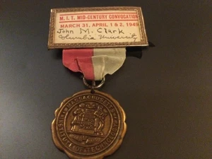 M.I.T Mid Century Convocation - March 1949 - Columbia U.  JOHN M. Clark - Picture 1 of 2